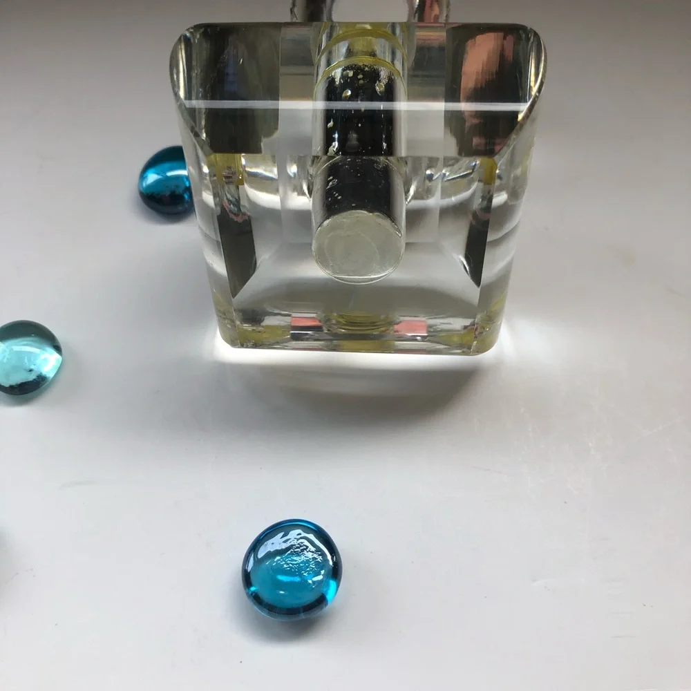 Vintage Two Piece Glass Perfume Bottle - Picture 4 of 8
